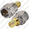 RF Coaxial F Type Male to SMA Female Straight Adapter