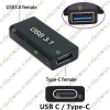 USB Type C Female to USB 3.0 Female Converter