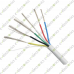 6 Core 3 Pair AWG 24 Round Voice Data Shielded Cable (Per Meter)