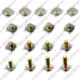 5.2x5.2x8.0mm Metal Momentary Tactile Tact Push Button Switch SMD 4-Pin