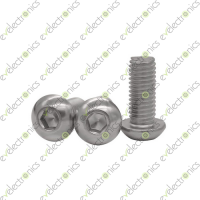 M3x10mm Stainless Steel Hex Socket Button Head Bolts Screw