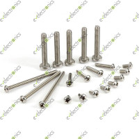M2.5x25mm Stainless Steel Phillips Cross Recessed Pan Head Screw Bolt