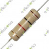 47 Ohm 1/2W 5% Carbon Film Fixed Resistor