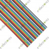 50 Wire Multicoloured AWG26 Ribbon Cable (Per Foot)