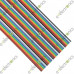 40 Wire Multicoloured AWG26 Ribbon Cable (Per Foot)