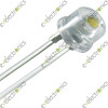 4.8mm Straw Hat Yellow LED Crystal