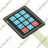 PVC Flexible Keypad 4x3 Membrane Switch Control