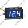DC 0-100V .56 inche LED Digital Panel Voltmeter 3 Wire Blue