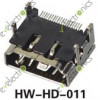 HDMI 19Pin SMT Type-A Female 4 Legs Socket Connector HW-HD-011
