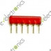 2.2K Ohm SIP Network Resistor Array 6-Pin