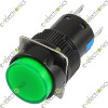 AL6-A 5 Pin Push Lock  With Light Green(220V) 3A 250VAC