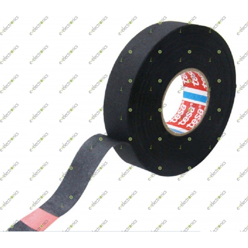 19mm Black Automotive wiring harness High heat resistant tape