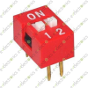 2 Positions 2-Bit DIP Switch for PCB 2.54mm DIP-4