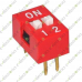 2 Positions 2-Bit DIP Switch 2.54mm DIP-4 2 Positions 2-Bit DIP Switch 2.54mm DIP-4