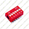 6 Positions 6-Bit DIP Switch for PCB 2.54mm DIP-12