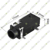 3.5mm Stereo Jack Socket PJ-328 4Pin SMD
