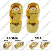 RP-SMA Male To RP-SMA Male 180 Degree Straight Connector