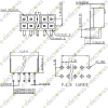 7X2Way 4.2mm ATX Right angled Male+Female Molex Connector