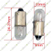 B9 12V 3W single-contact bayonet base 9x26mm bulb B9 12V 3W single-contact bayonet base 9x26mm bulb