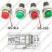 DS-314 10mm Round SPST Push To Make Button Red 2-Pin