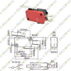 Miniature Micro Limit Switch 20A SPDT 28x16x10 Short Lever 3-Pin Miniature Micro Limit Switch 20A SPDT 28x16x10 Short Lever 3-Pin
