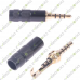 3.5mm TRS Gold Plated Stereo Plug 4 Pole Jack Soldering