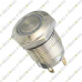 Metal Angel Eye 12-24VDC Blue LED illuminated Momentary 12mm Push to Make