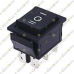 KCD4 31x25 ON-OFF-ON DPDT 16A Rocker Switch 3 Position Double Rest Black 6-Pin