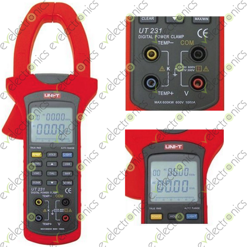 UNIT UT231 DIGITAL AC/DC Power Factor Clamp Meter in Pakistan