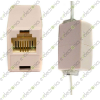 RJ-11 RJ11 6P4C Female to Female Joinder Extender 6-Pin
