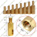 M3x16-6mm Hexagonal Male To Female Brass PCB Spacer Standoff M3x16-6mm Hexagonal Male To Female Brass PCB Spacer Standoff