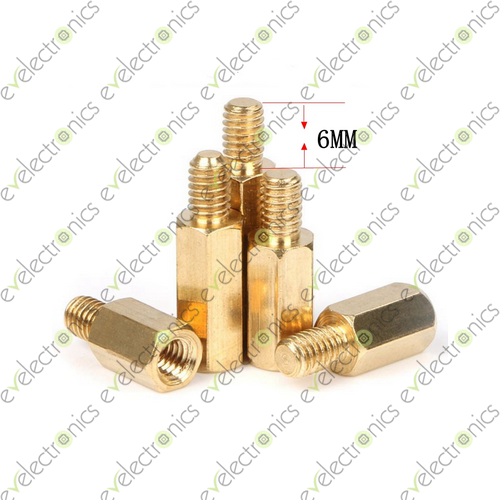 M3 Male x M3 Female M3x66mm Body Hexagonal PCB Standoff Spacer in Pakistan