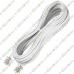 RJ11 RJ-11 6P4C Male to Male Telephone Extension Cord 4-Pin 5M RJ11 RJ-11 6P4C Male to Male Telephone Extension Cord 4-Pin 5M