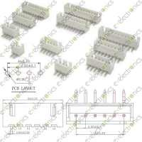 5Way Right Angle JST-XH connector Male 2.54mm Pitch