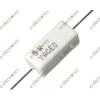 560 Ohm 5W 5% Fix Wirewound Cement Resistor