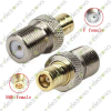 RF Coaxial F Type Female to SMB Female Jack Straight Adapter 