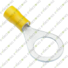 PVC Insulated Ring Type Crimp lugs RV5.5-8 8.0mm Hole Yellow