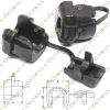 A5 Strain Relief Bushing Grommet Nylon Plastic Black