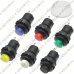DS428 12mm Self-Lock Push Button Switches ON-OFF with waterproof cover Green
