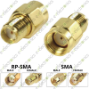 SMA Female To RP-SMA male 180 Degree Straight Connector