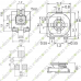 500K ohm 504 3X3 Single Turn Adjustable Trimmer Resistance Potentiometer SMD