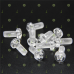 M3x20mm Round Phillips head Acrylic Clear Plastic Screws