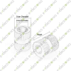 M2.5*3.5*8 Heat Insert Embedded Knurled Nuts Female Threaded Brass