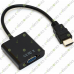 1080P HDMI Male to VGA Female Video Cable Adapter