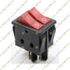 Rocker Switch KCD4-202 Double 16A 250V Red