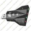 External USB 2.0 Virtual 7.1-Channel CH 3D Dual Audio Sound Card Adapter 12Mbps