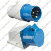 IP44 3 Pin Male Female AC Plug and Socket 32A 250V