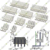 JST-VH 3.96mm Pitch Right Angle Male Connector 3-Pin