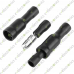 FRD1.25-156 1.5mm PVC Fully Insulated Bullet Type Female/Male Crimp Terminal Connector Black