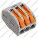 WAGO 3 PORT LEVER NUTS 222-413 CAGE CLAMP BRAND HQ WAGO 3 PORT LEVER NUTS 222-413 CAGE CLAMP BRAND HQ